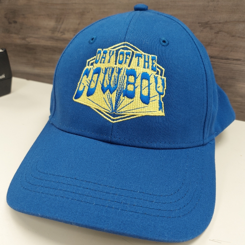 Wrangler Cowboy Country USA Adjustable baseball Hat Cap Day Of The Cowboy Blue